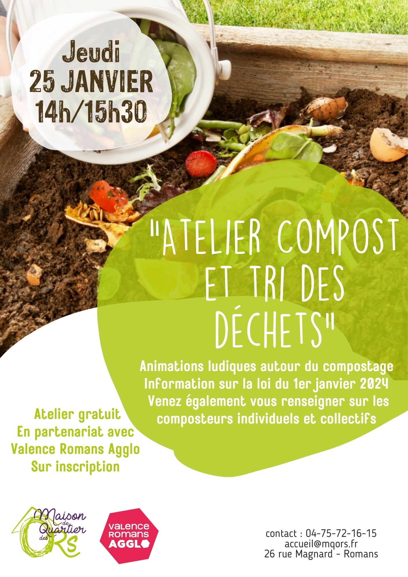 Affiche animation compostage